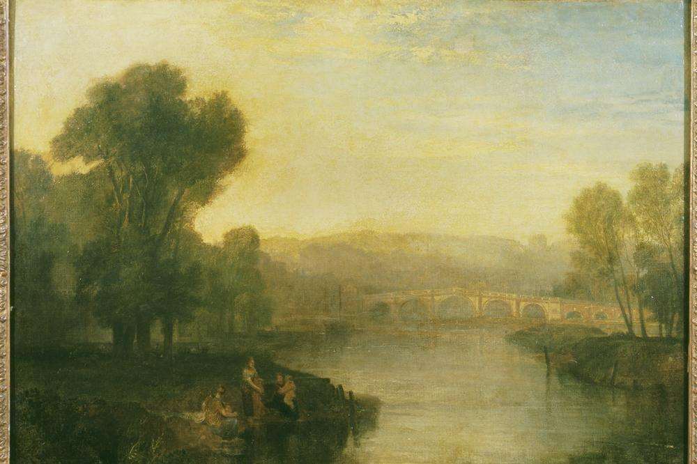 JMW Turner - View of Richmond Hill and Bridge