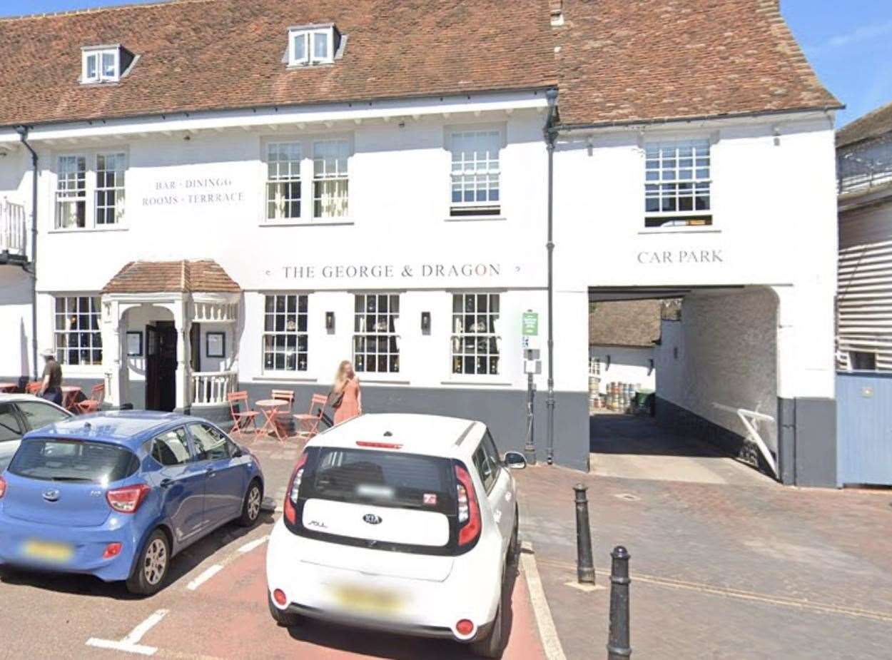 The victim was reportedly punched following an earlier verbal altercation between two groups in the George and Dragon pub. Picture: Google Maps