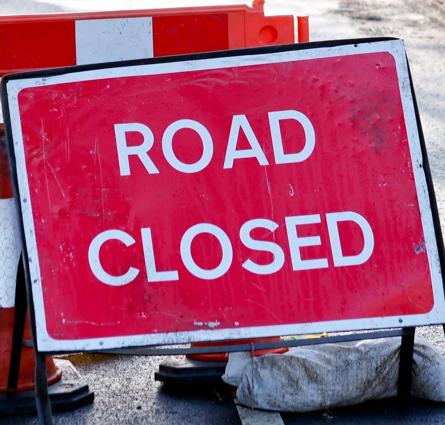 The road will be closed while repairs are made to a burst water main