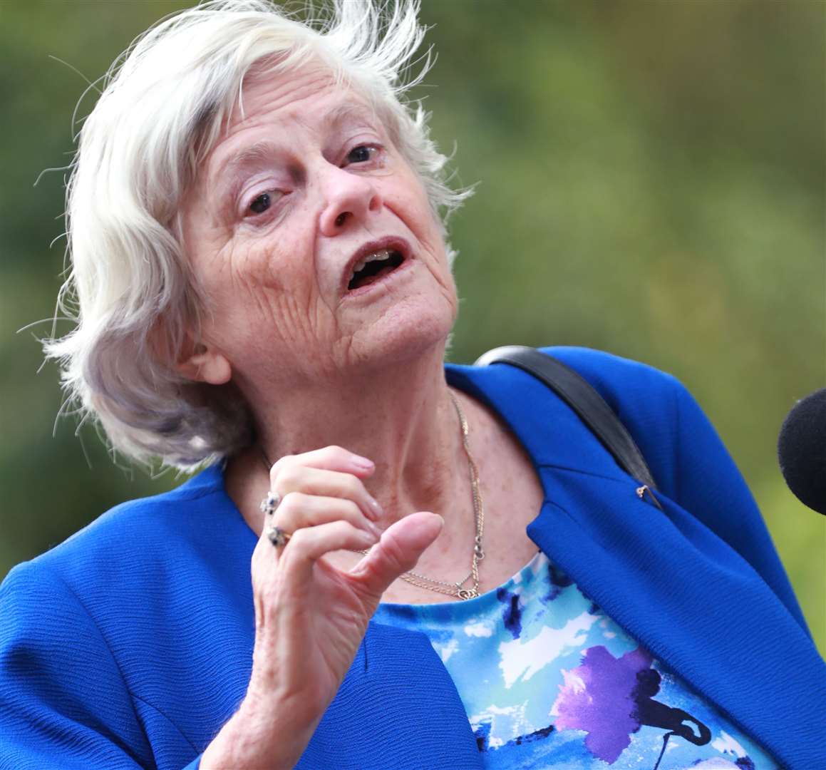 Former Tory MP Ann Widdecombe joined the Brexit Party