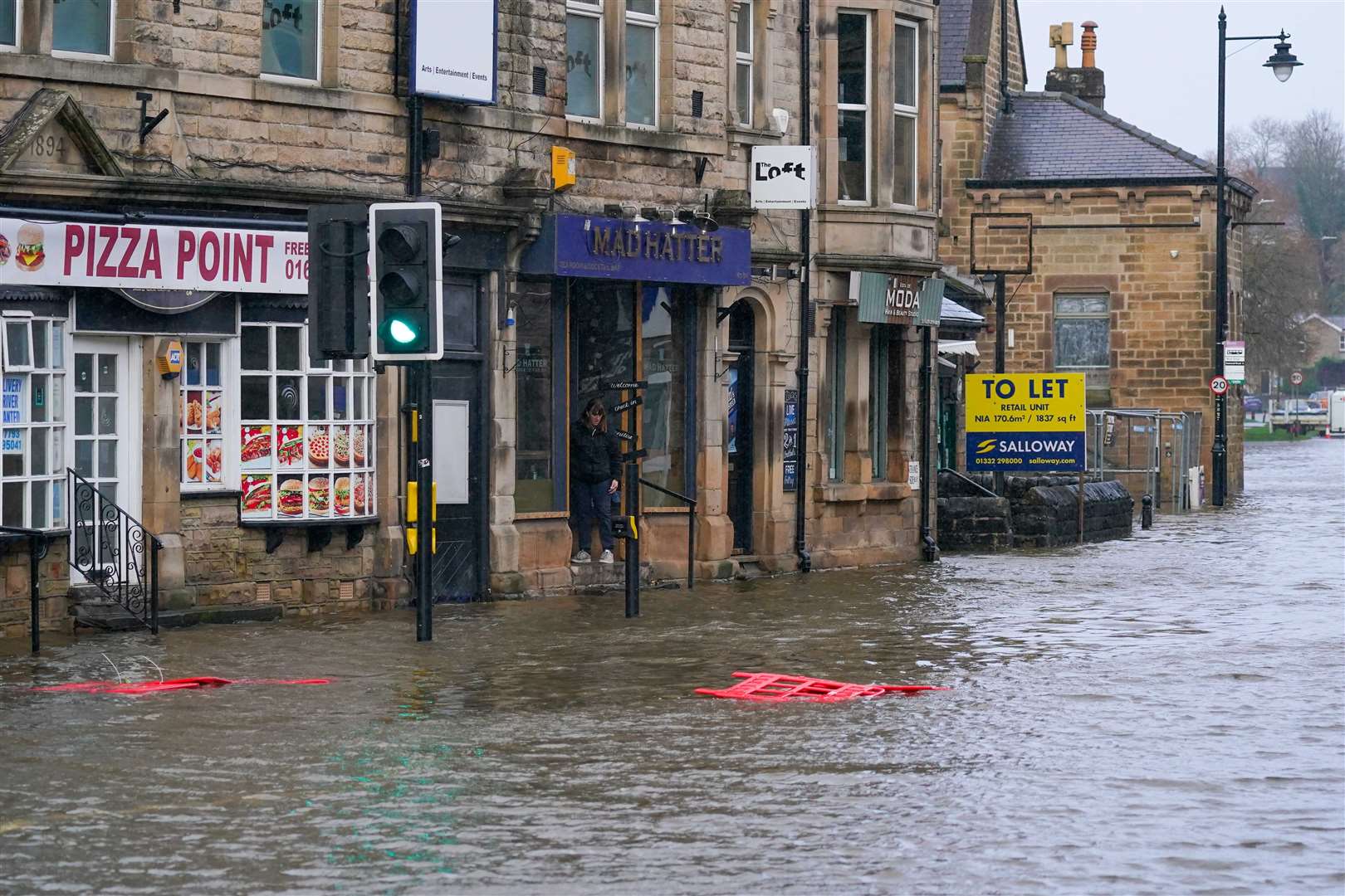 Bakewell Road in Matlock, Derbyshire (Jacob King/PA)