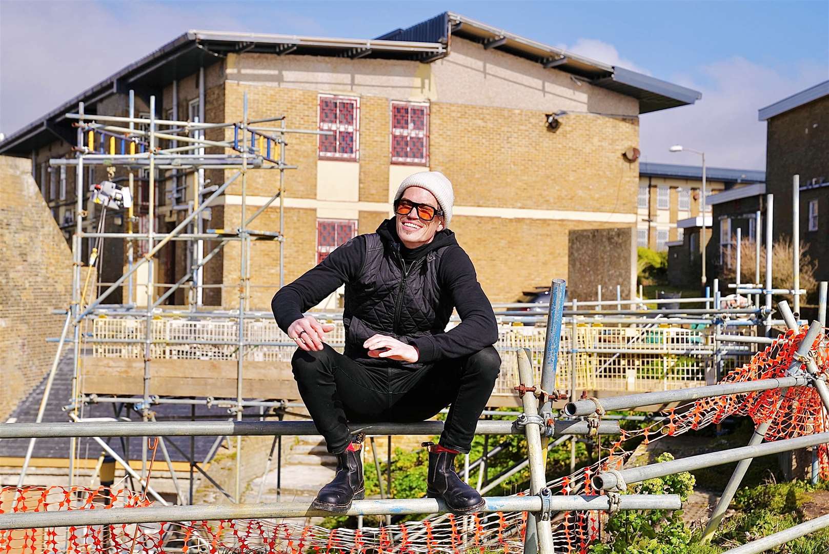 Dover Citadel boss David de Min with Sandwich House in the background. Picture: Dover Citadel Ltd