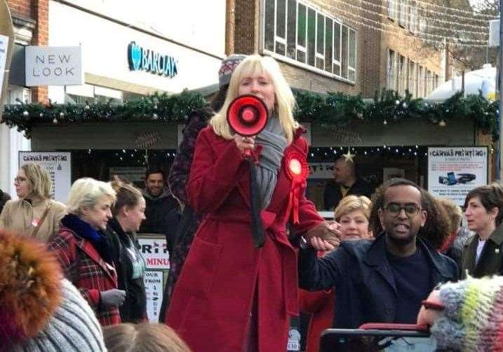 MP Rosie Duffield, pictured in Canterbury, is tired of online abuse. Picture: Charlotte Cornell