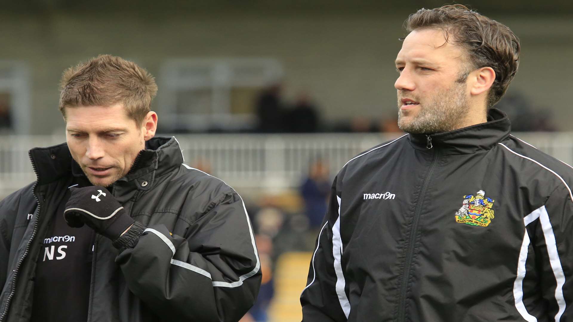 Maidstone boss Jay Saunders says loan signings are an option Picture: Martin Apps