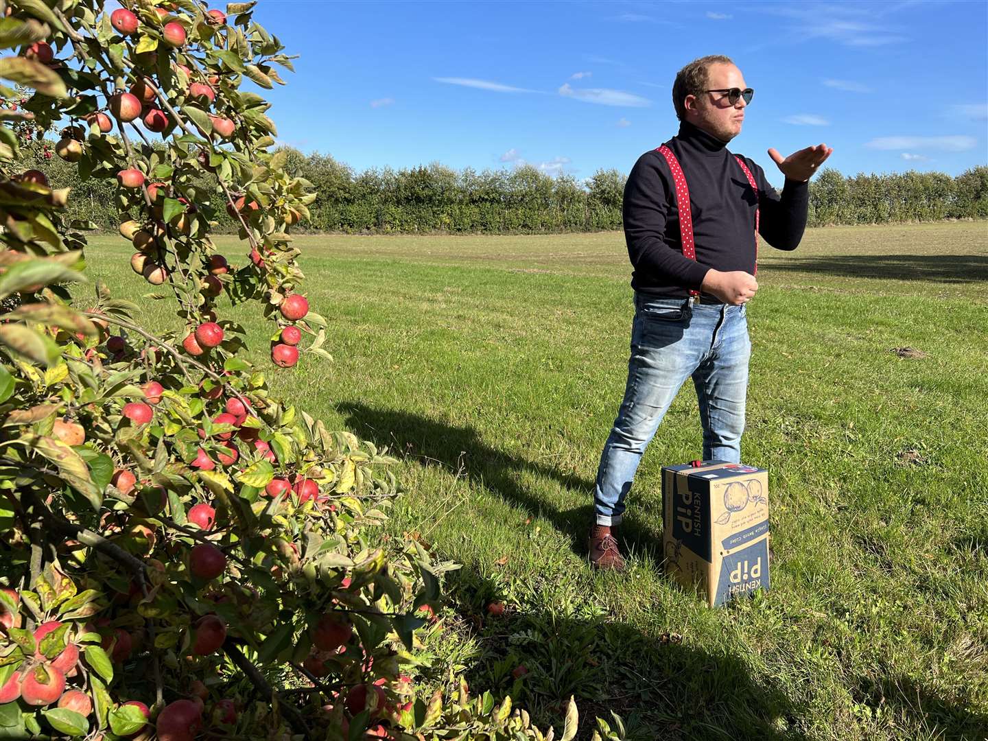 Freddie O'Sullivan hosted the Kentish Pip cider tour