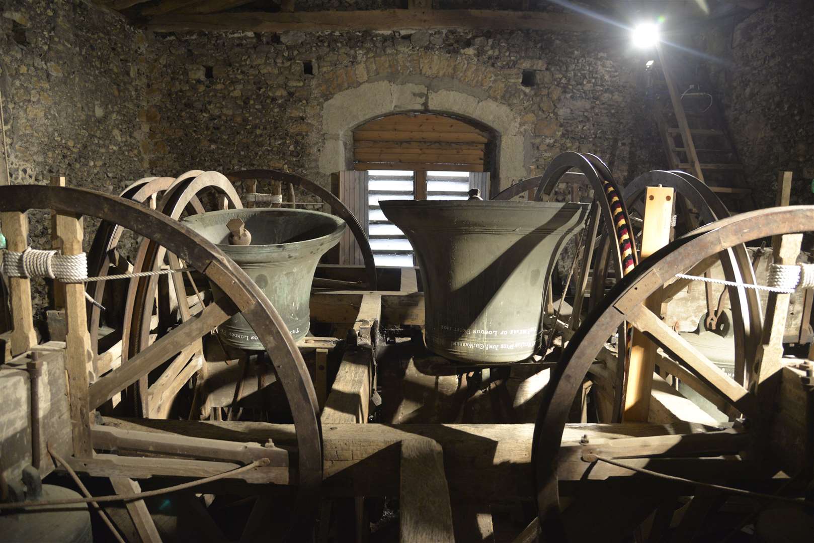 Bells at Saints Peter and Paul Church, Borden. Picture: Ruth Cuerden