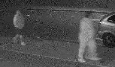 Police have issued this CCTV image of two men they would like to trace. Picture: Kent Police