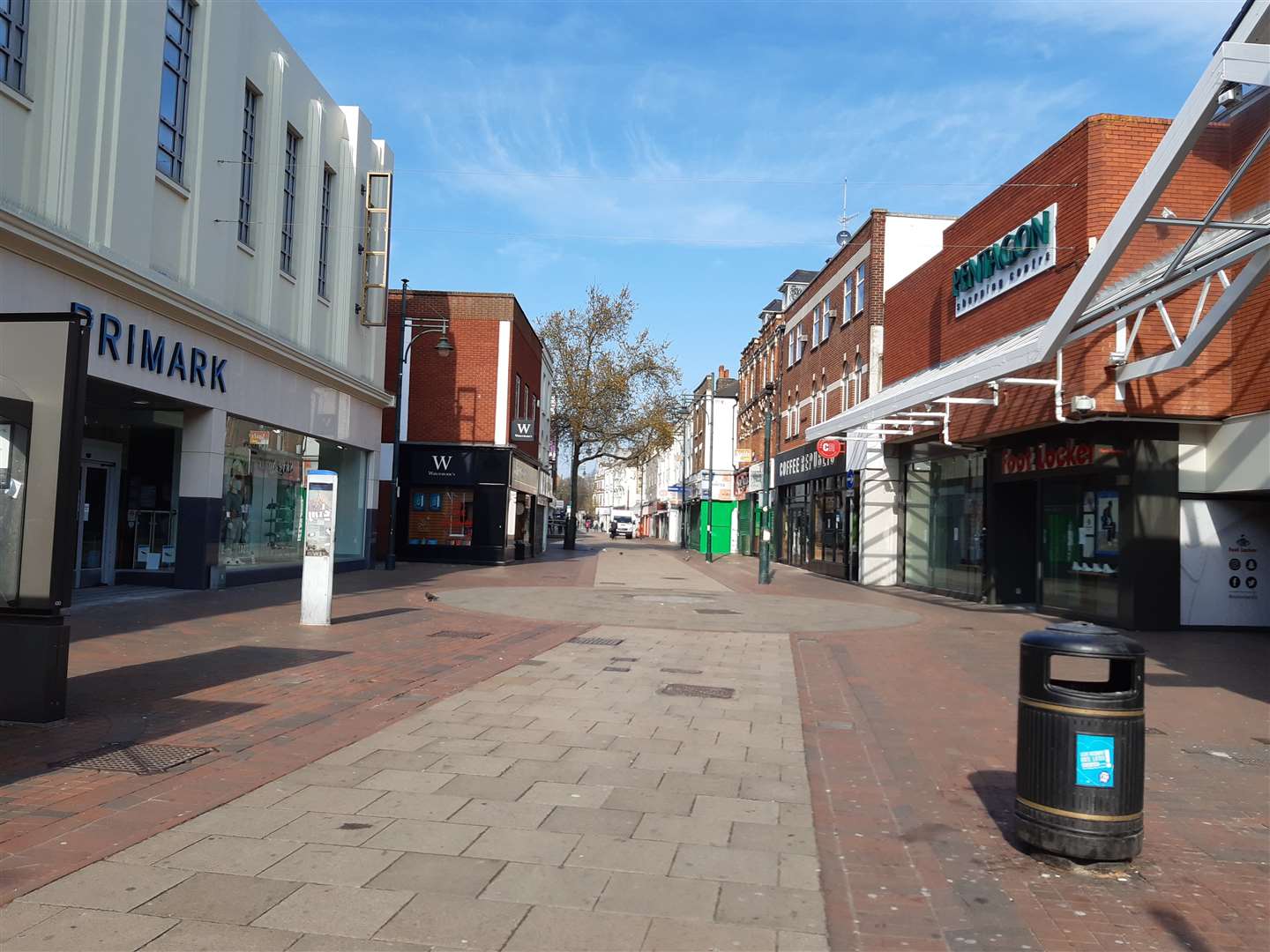 High Street, Chatham during coronavirus