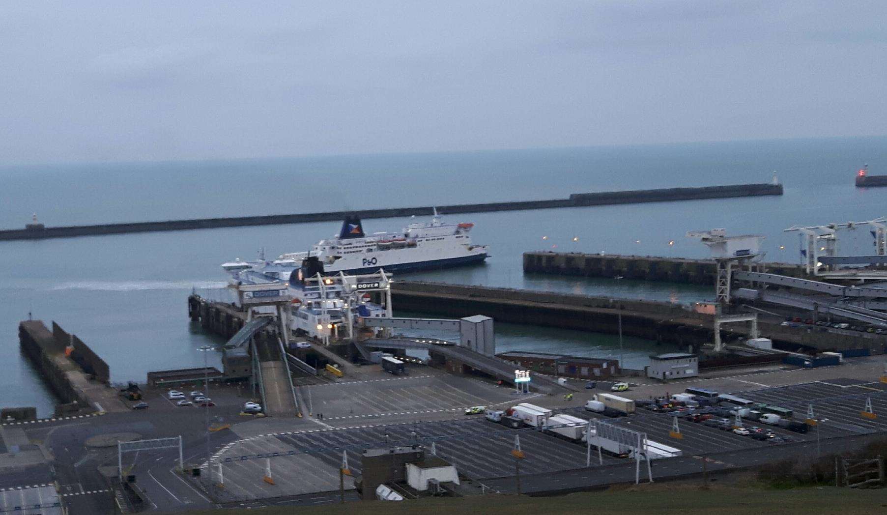 Dealers waited at Dover Eastern Docks to buy the tasers