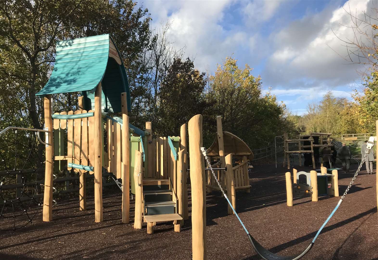 New play area unveiled in Darenth Country Park, Dartford as part of £1 ...