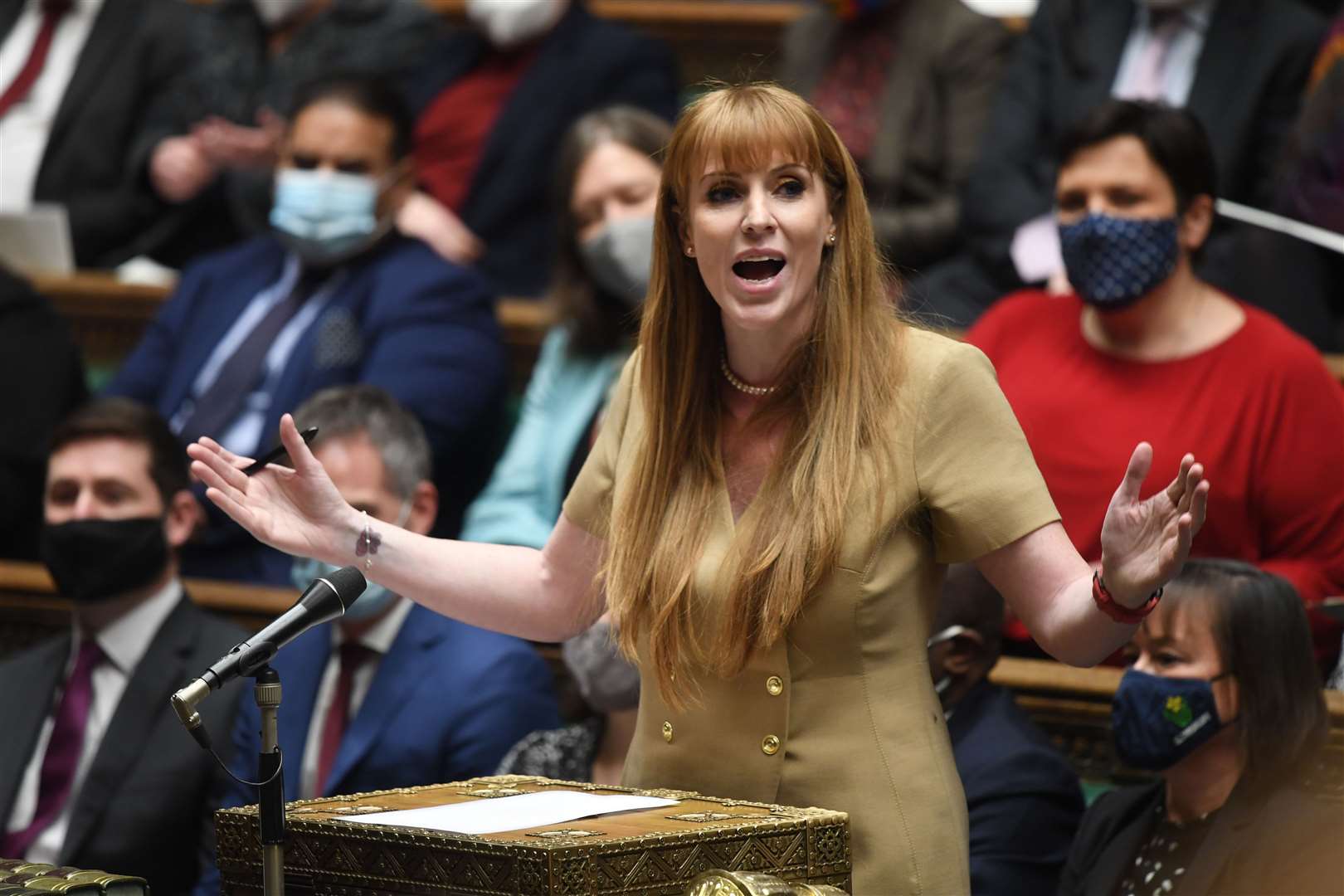 Labour deputy leader Angela Rayner speaking during Prime Minister’s Questions (UK Parliament/Jessica Taylor)