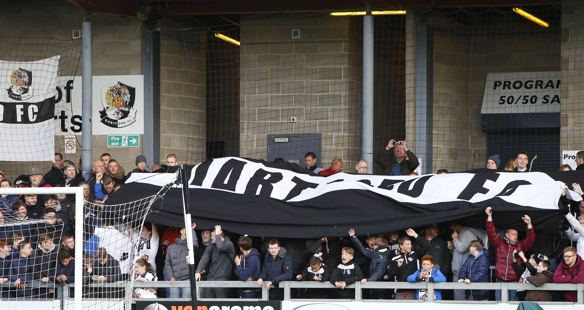 Dartford supporters have not been able to attend any of their National League South play-off games which have been played this month. Picture: Andy Jones