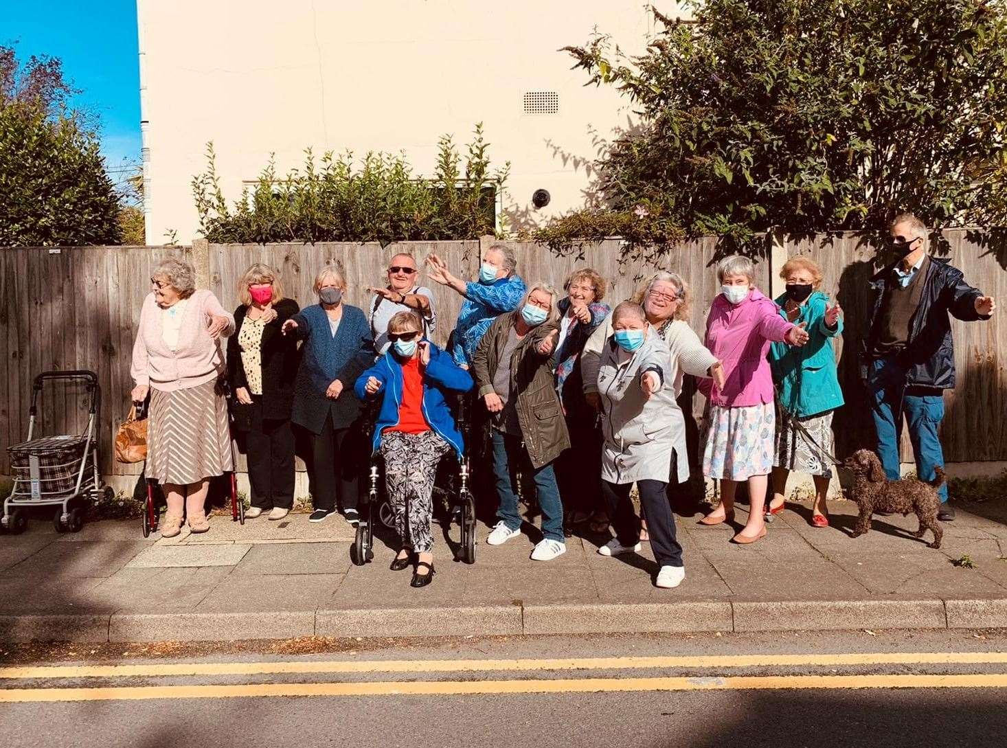 A group of pensioners gathered for a protest on Thursday. Picture: Lynda Gatusch