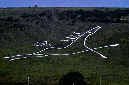 The Folkestone White Horse