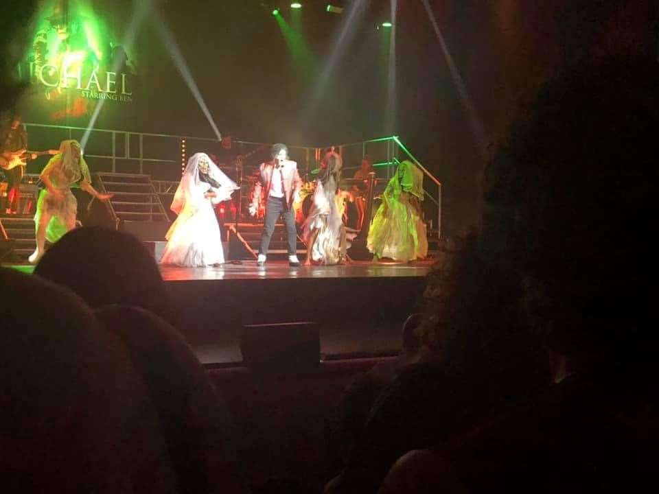 Ben's Thriller routine on stage at the London Palladium. Picture: Natasha Bennett-Knox (8318381)