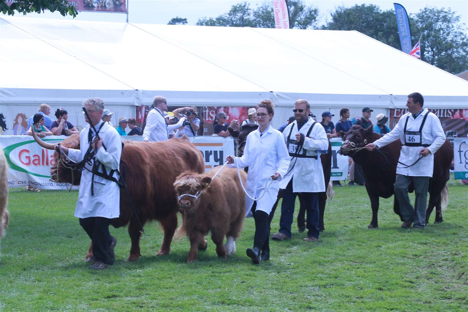 Farmers on parade at the Kent County Show