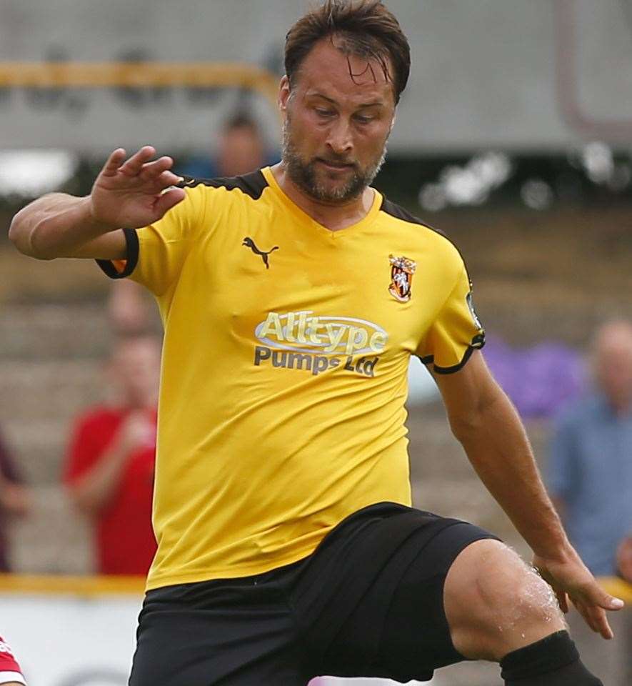 Folkestone Invicta's Micheal Everitt Picture: Andy Jones