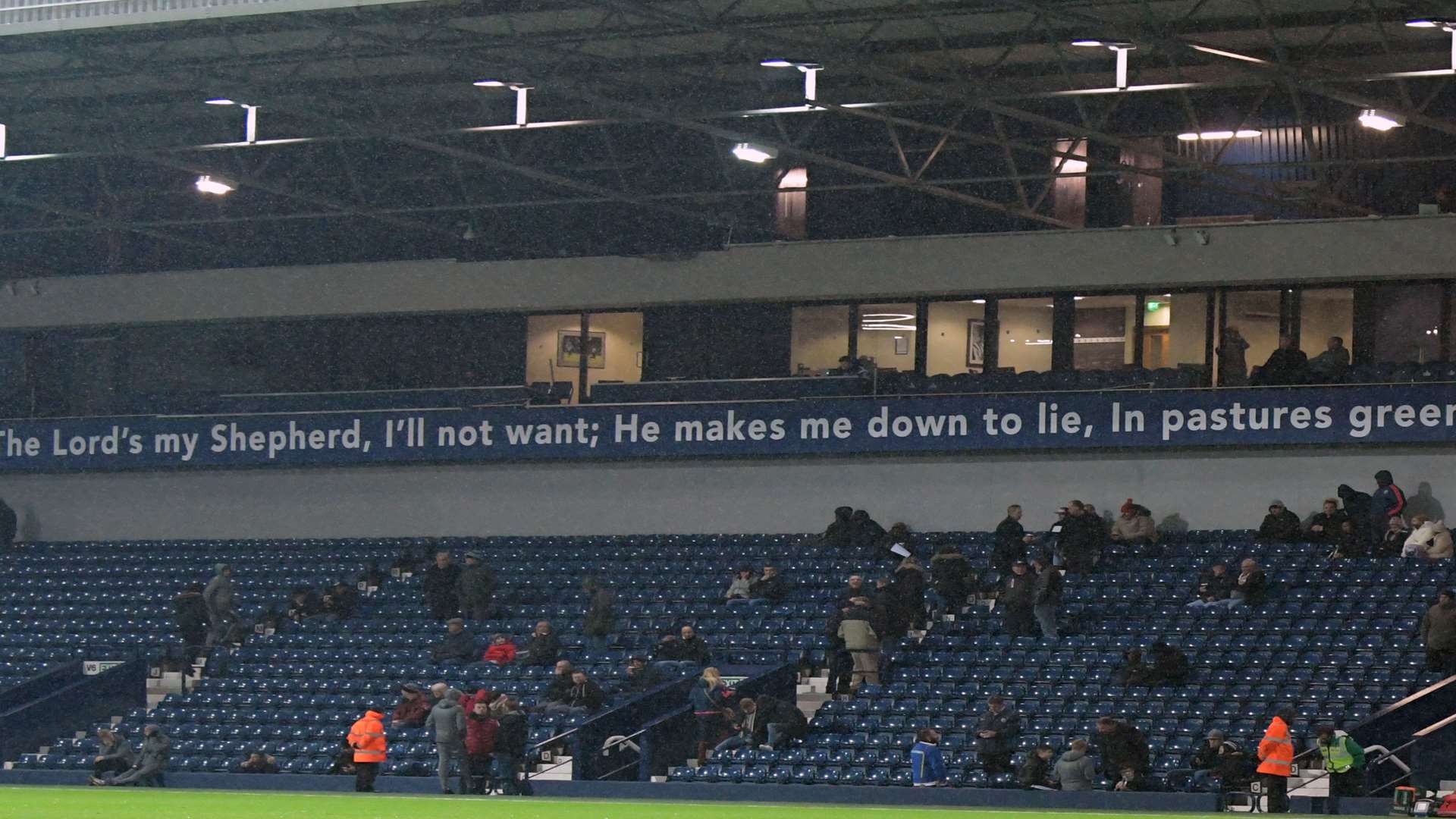 There were plenty of empty seats at The Hawthorns on Tuesday Picture: Barry Goodwin