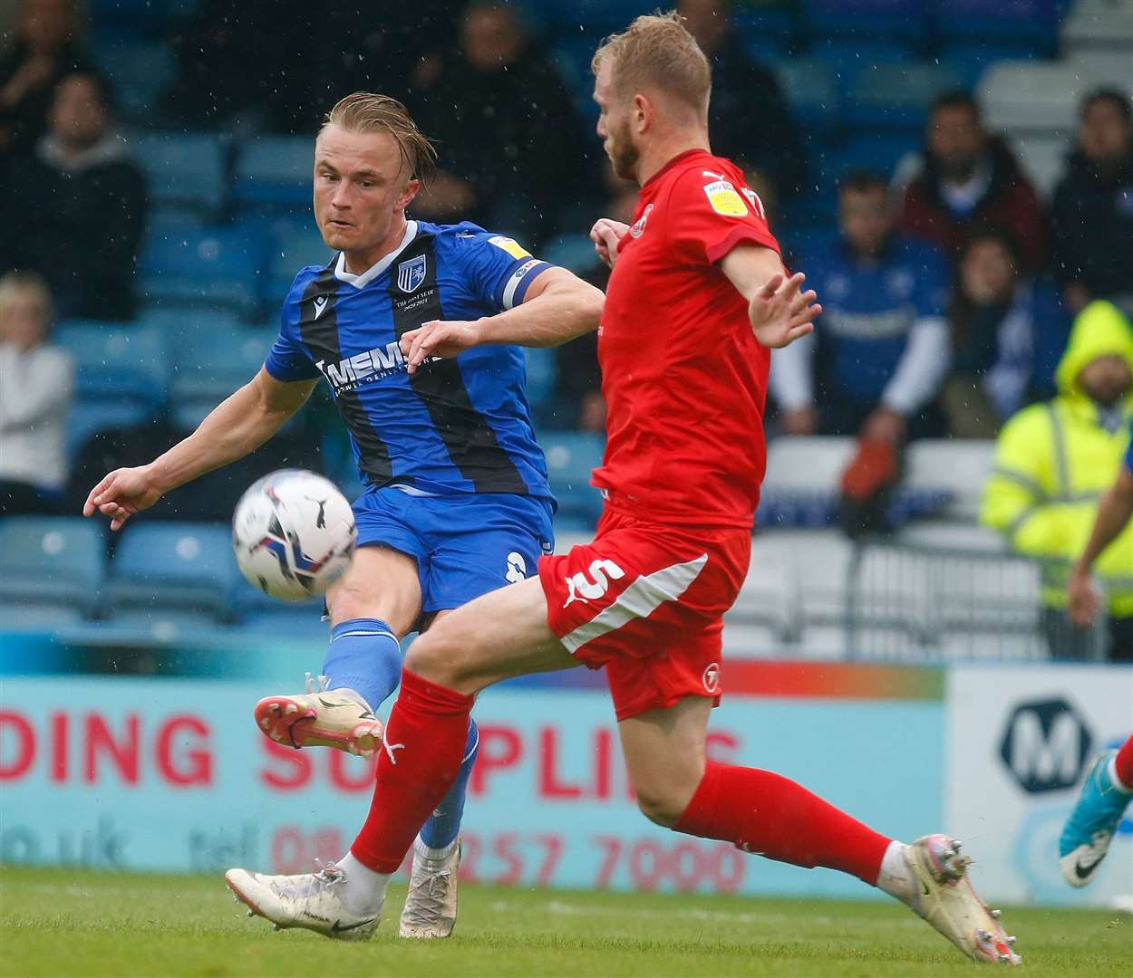 Kyle Dempsey in midfield action. Picture: Andy Jones