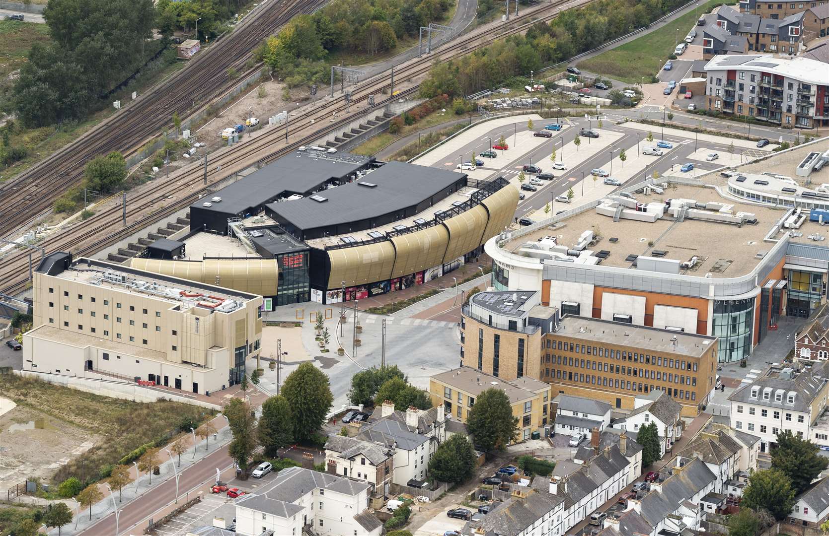 Elwick Place opened opposite County Square in December 2018. Picture: Ady Kerry/Ashford Borough Council