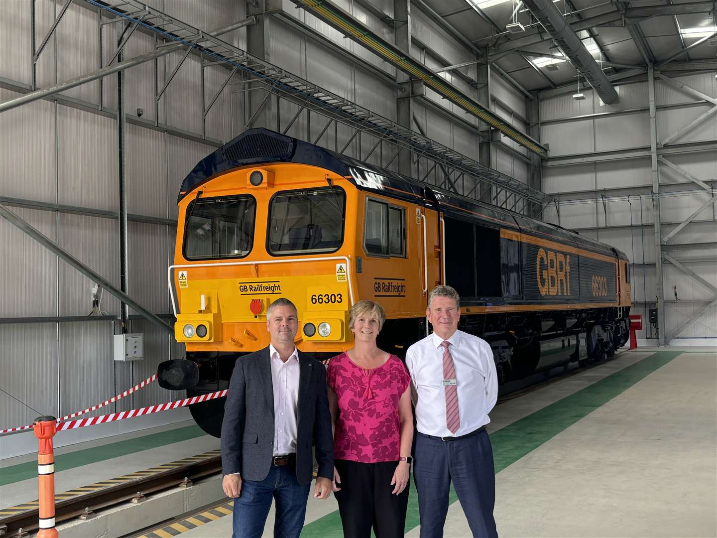 From left, John Smith, Maggie Simpson and Phil Williamson of Cairn Cross