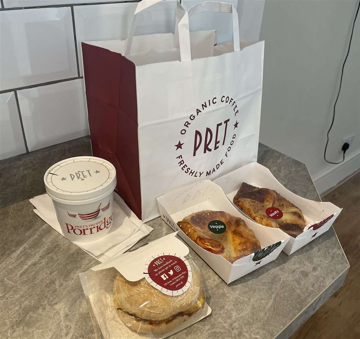 Pret a Manger's £3 breakfast bag was a hit