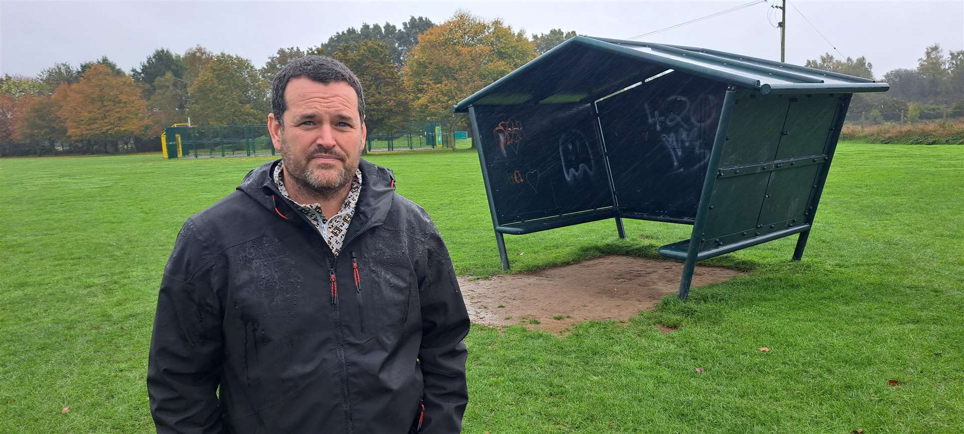 JD O'Brien at East Peckham playing field