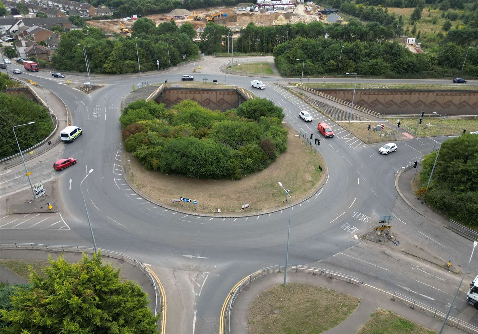 Key Street roundabout in Sittingbourne. Picture: Barry Goodwin