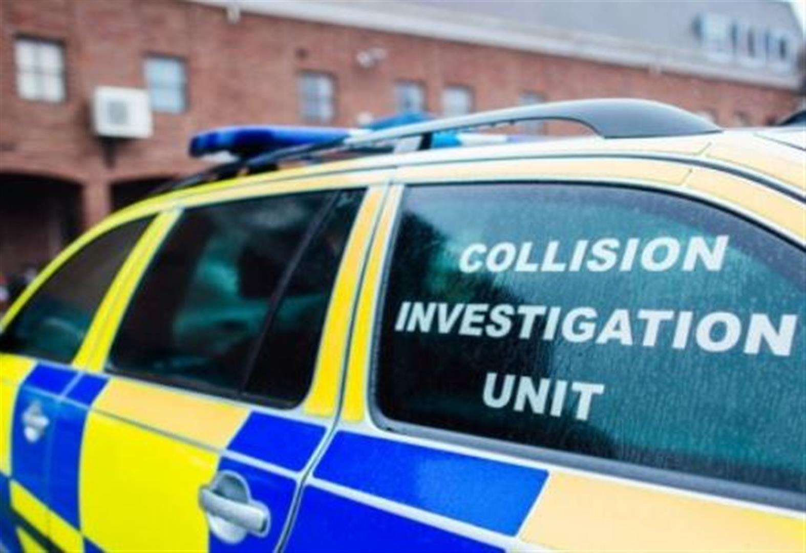 Kent Police collision investigation unit - Stock Image (1614810)