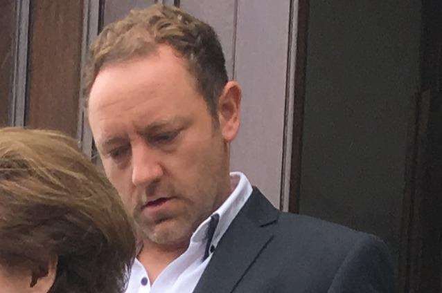 Richard Fagg leaves Maidstone Magistrates' Court