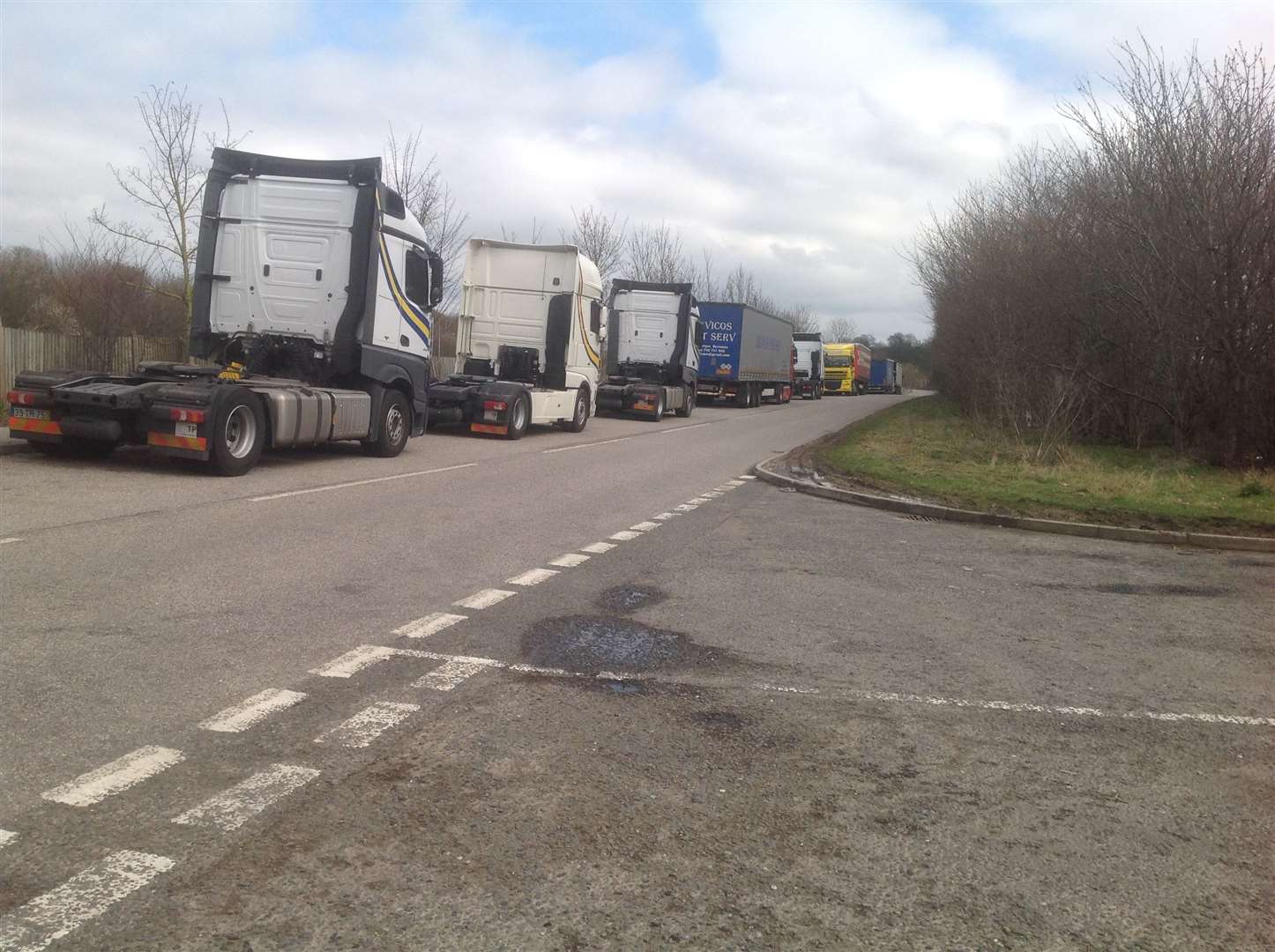 Illegally parked lorries are already a problem in Kent, but it's expected to get worse with Brexit