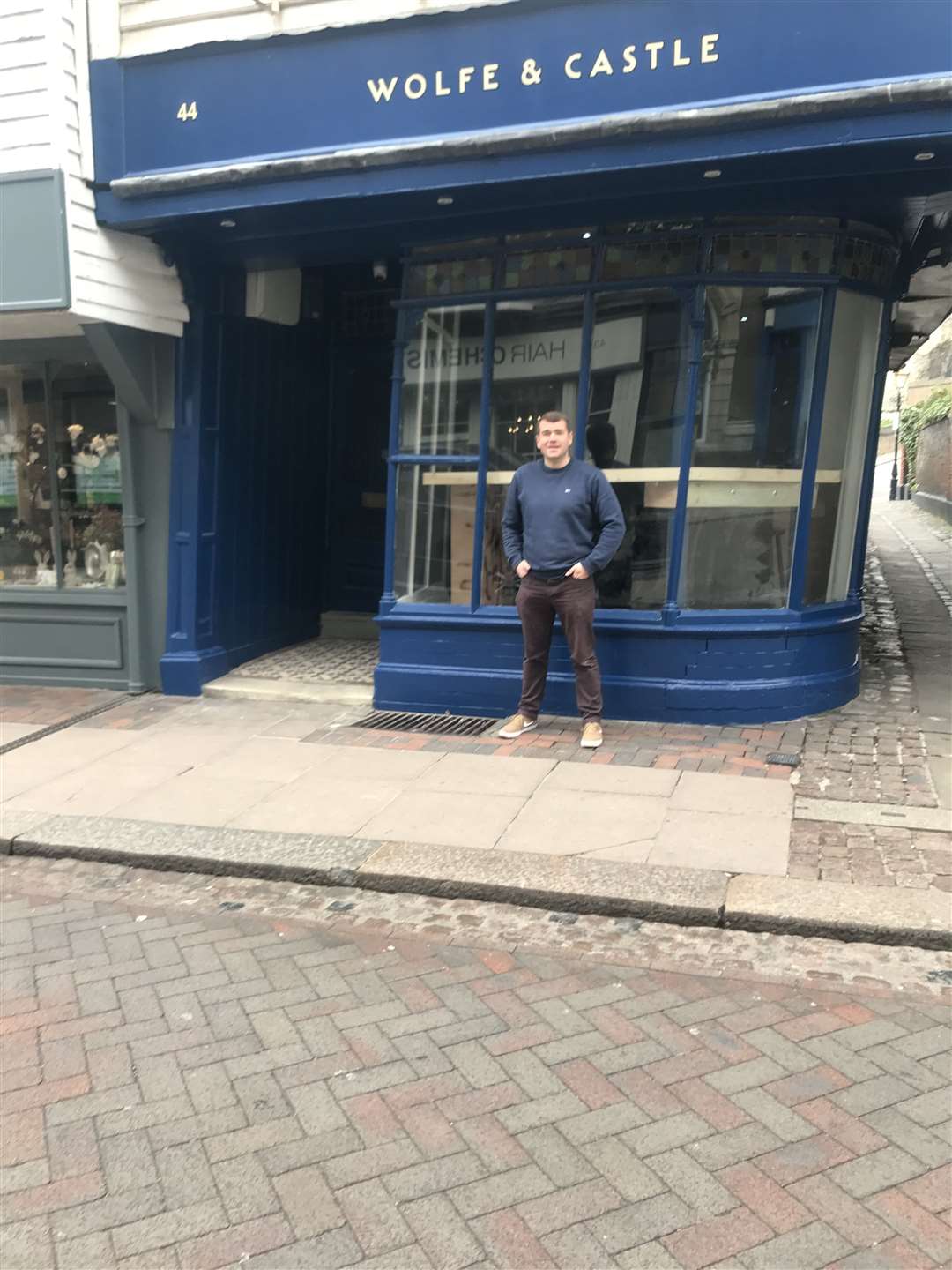 Paul Dixon outside his new micropub