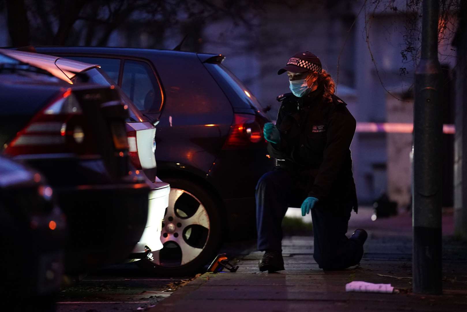 The incident took place near London’s famous Abbey Road (James Manning/PA)