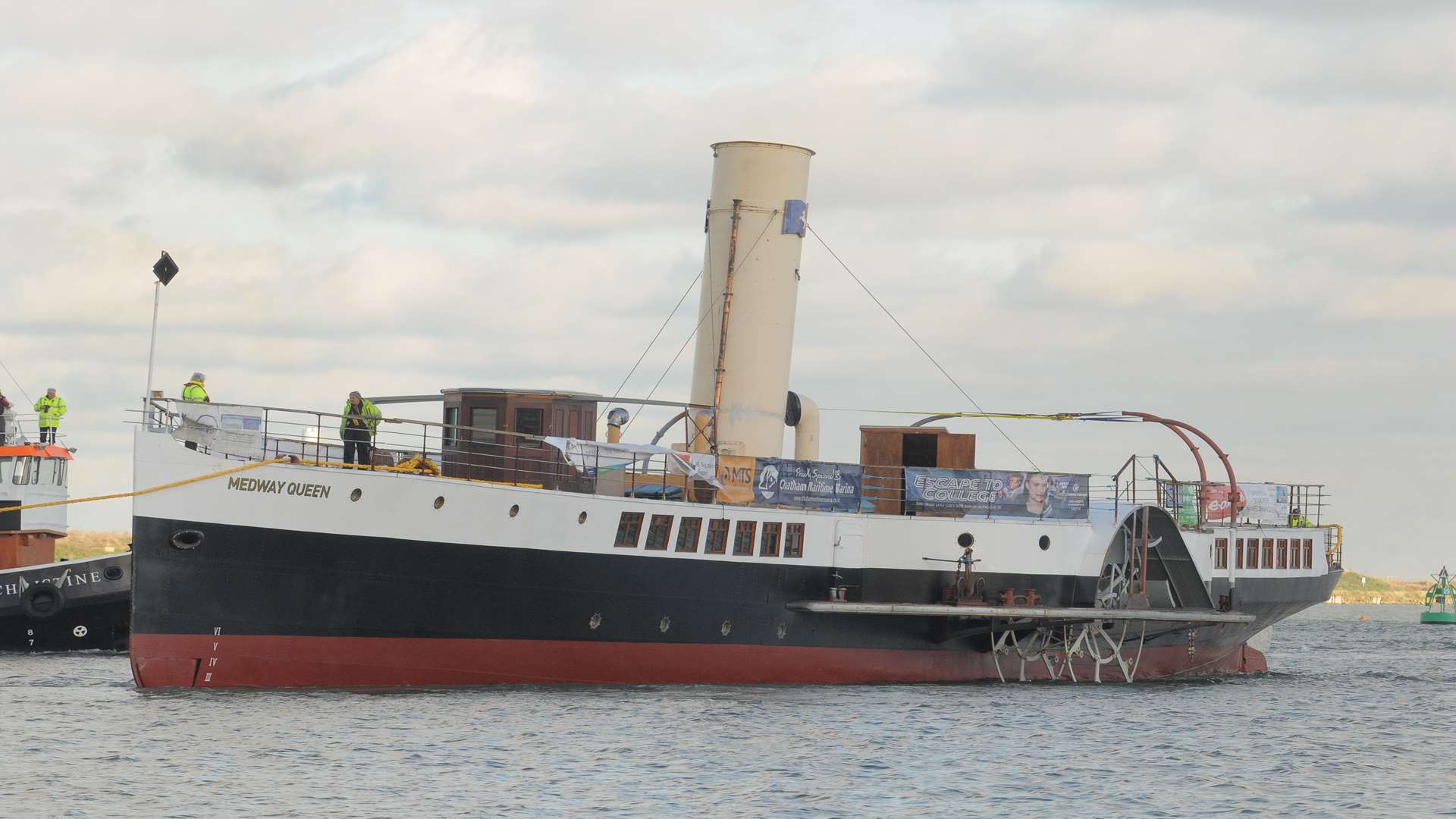 The Medway Queen on her return to Medway