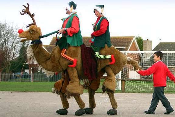 A stilt-walking camel is among the highlights of this year's Sheerness Town Centre Lantern Parade