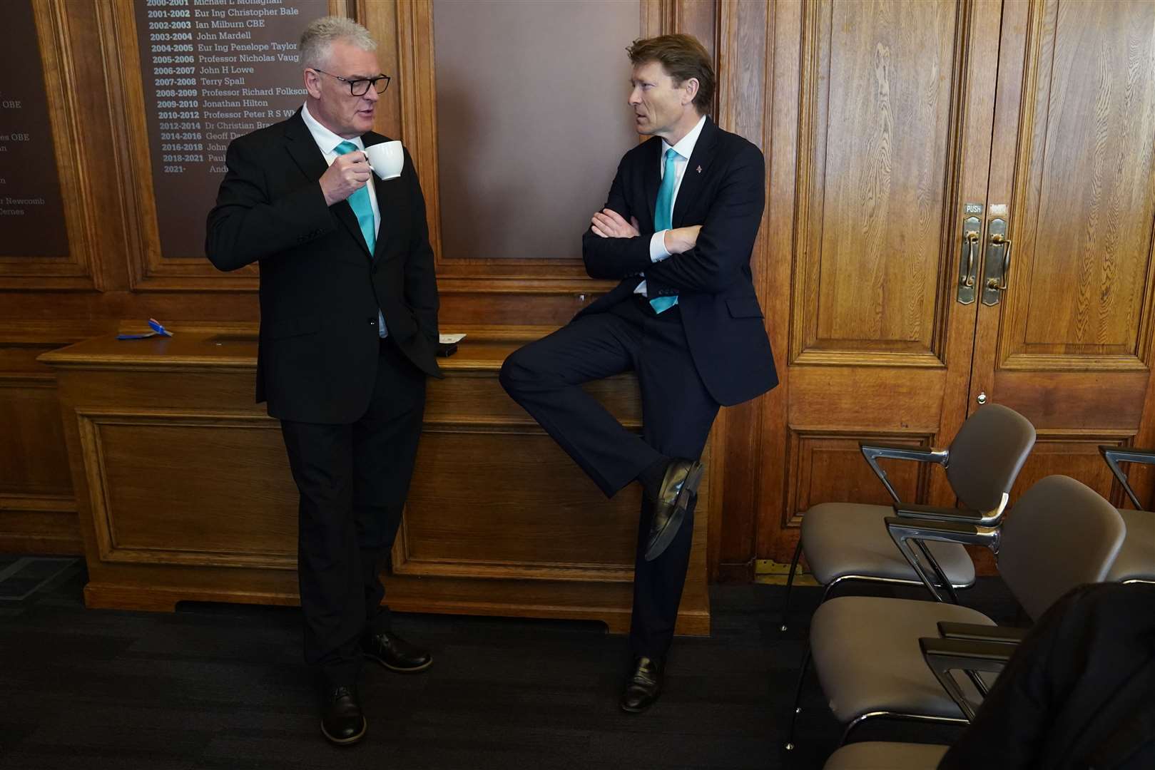 Reform UK deputy leader Richard Tice (right) and Lee Anderson called the committee selection process ‘unfair’ (Stefan Rousseau/PA) 