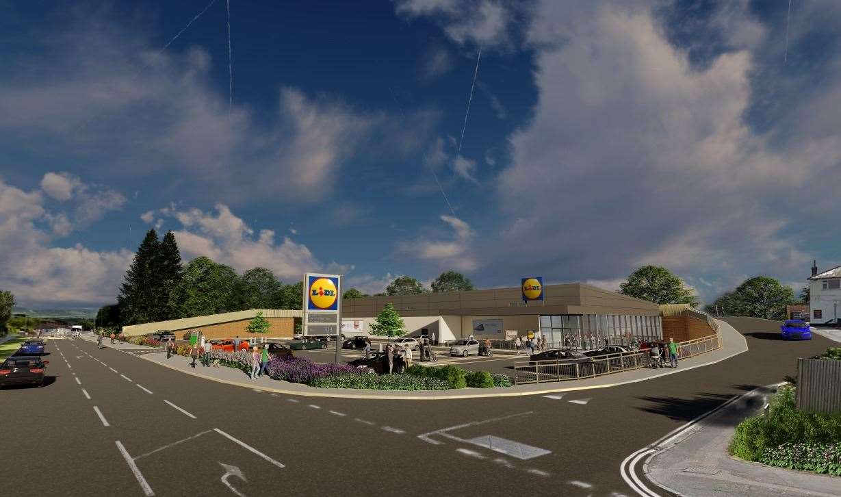 The Lidl store at Ditton