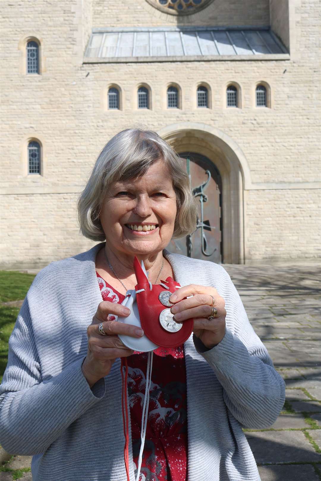 Sue Ward said she was “astonished and delighted” to receive Maundy money from the Queen. (Buckingham Palace)