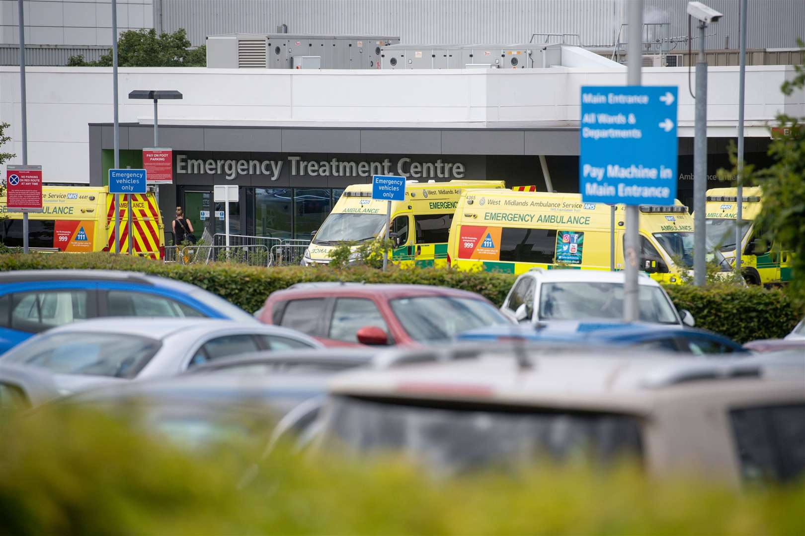 Russells Hall Hospital in Dudley, West Midlands (Jacob King/PA)