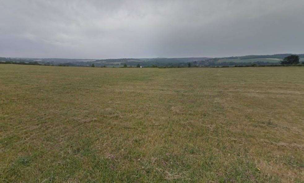 The North Downs run through Kingston, where the brooch was found. Picture: Google