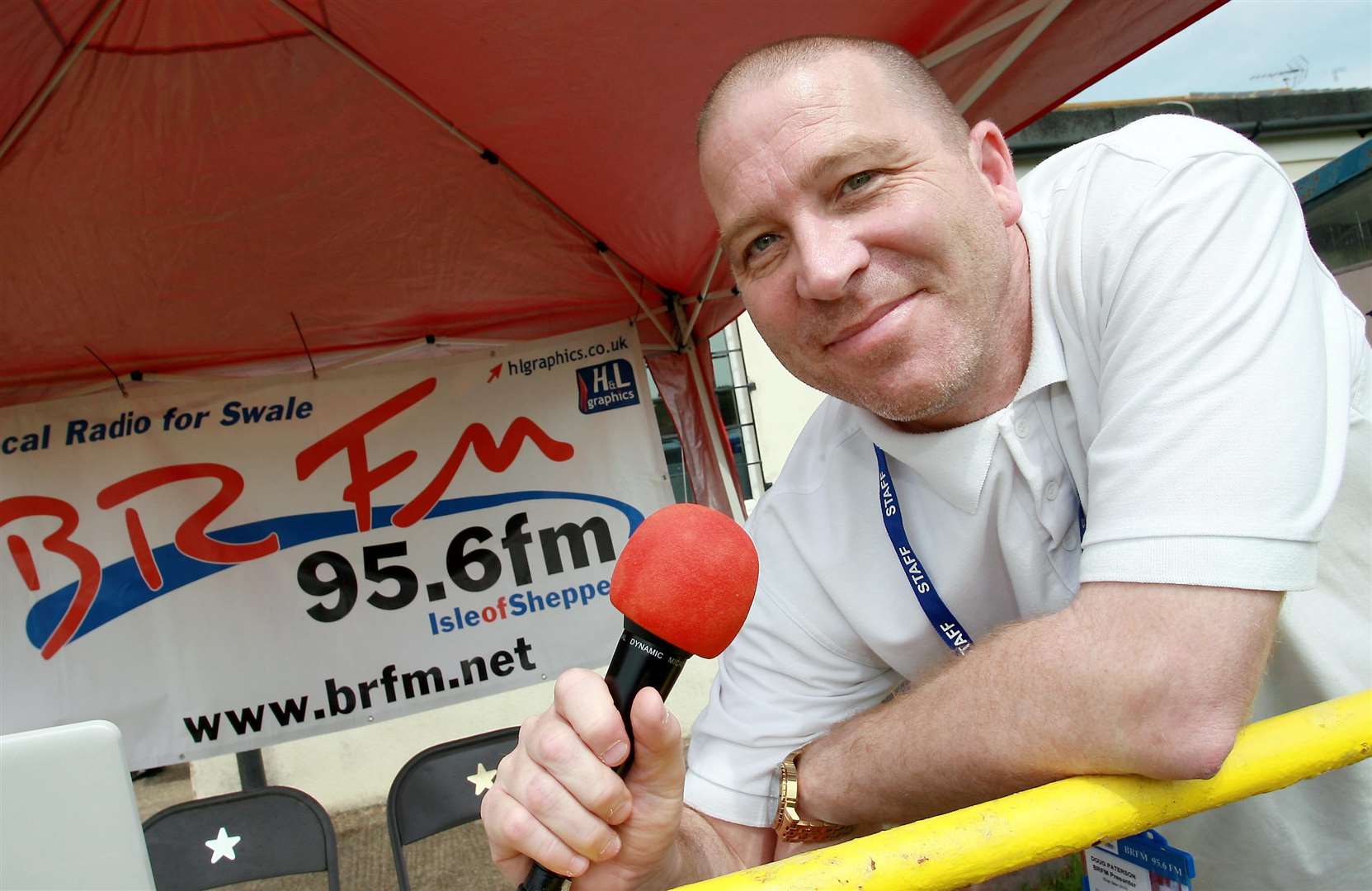 DJ Doug Patterson from BRFM. Picture: Phil Lee