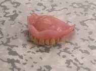 False teeth left on a Southeastern train