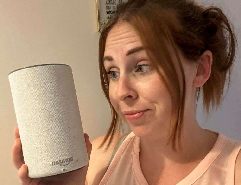 The mum-of-two says from now on she will keep the Amazon Alexa device unplugged whenever she leaves the house