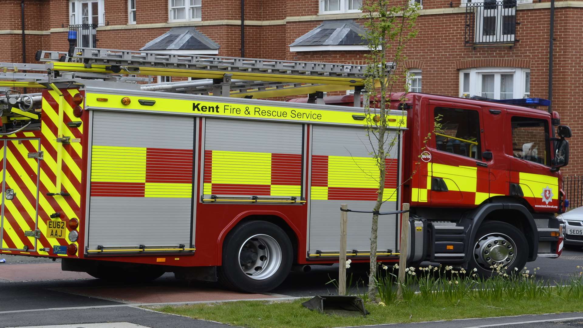 Firefighters attended the scene. Stock image