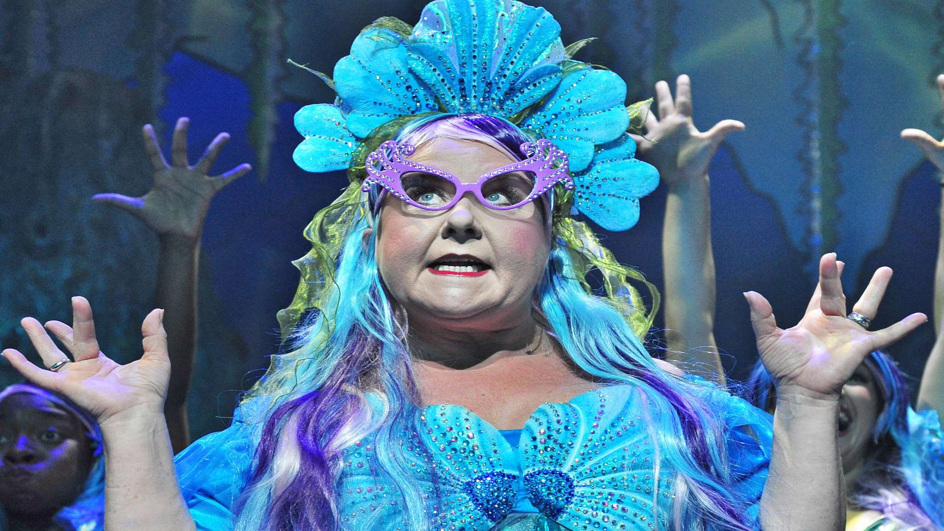 Former Coronation Street star Wendi Peters in Peter Pan