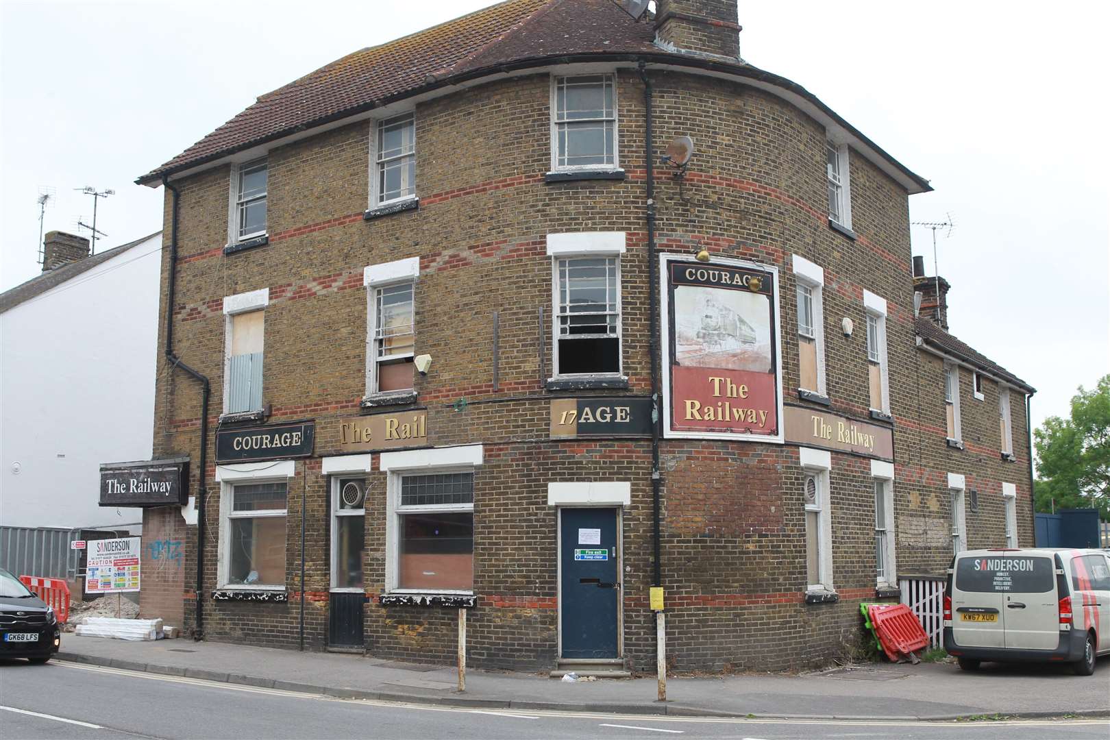 The Railway Pub is being refurbished to be changed into a Wetherspoon in Rainham. Picture: John Westhrop