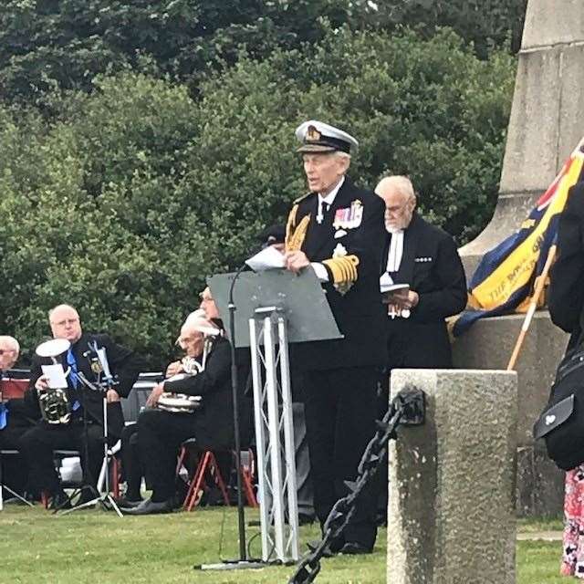 Admiral of the Fleet the Lord Boyce reads Nelson's Prayer