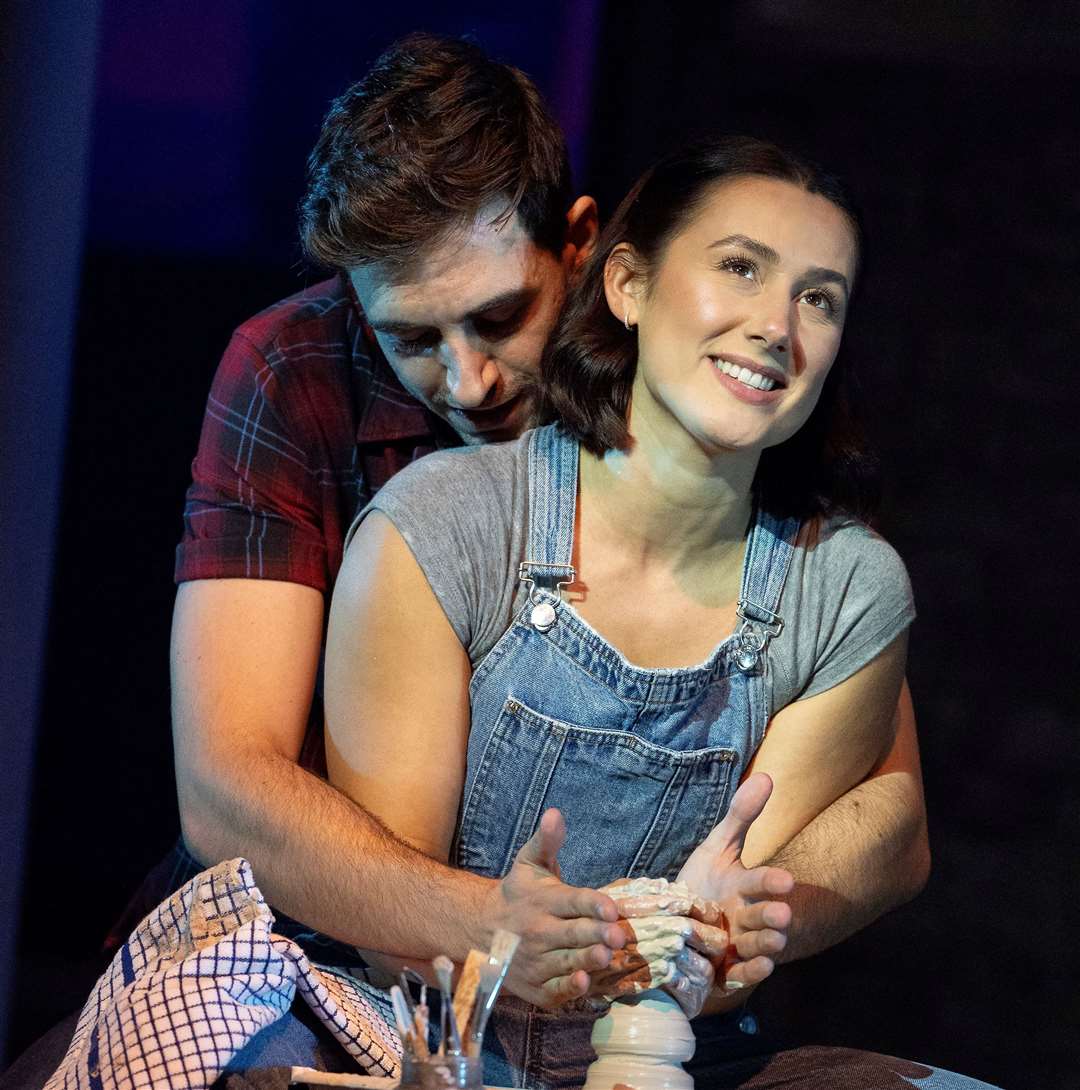 The musical recreates the iconic pottery scene. Picture: Alastair Muir