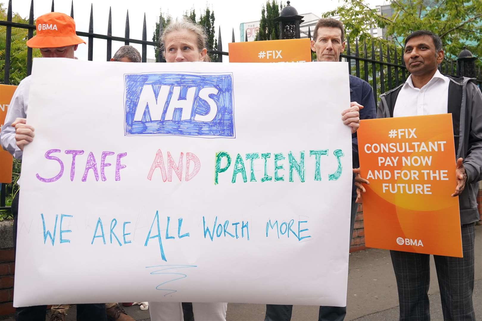 Consultants are taking strike action (Owen Humphreys/PA)