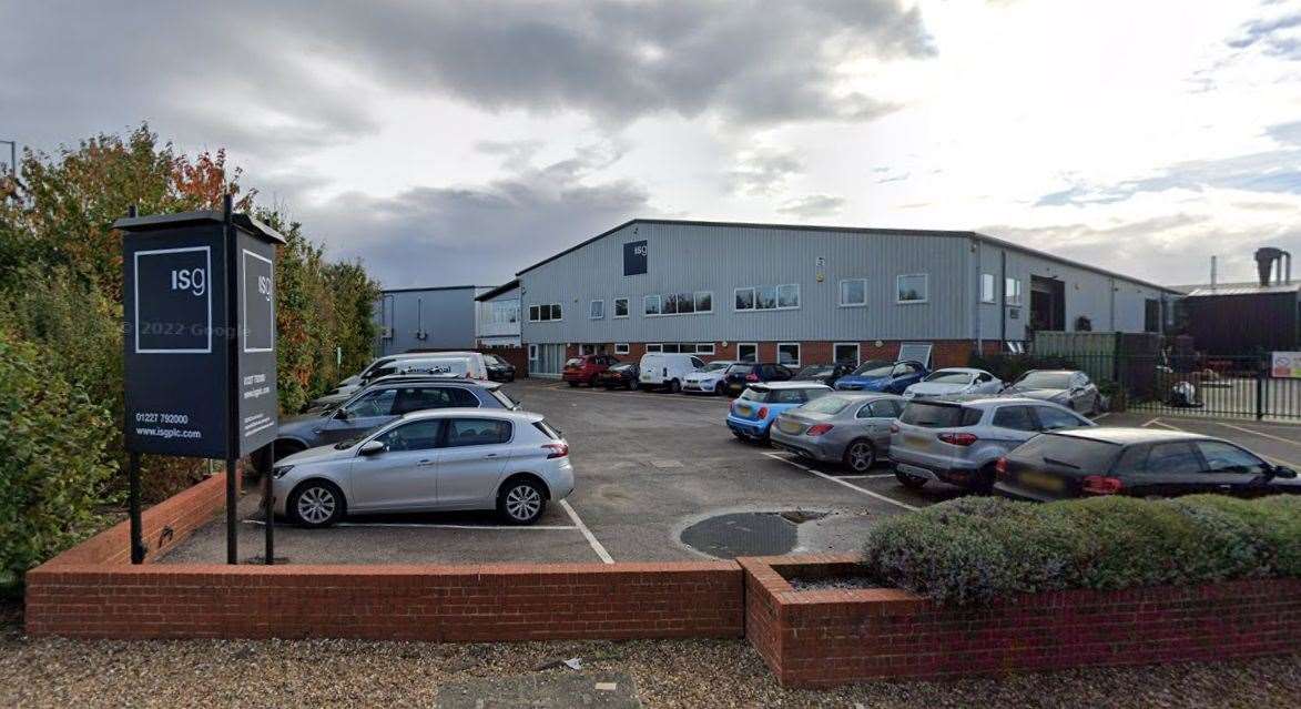 240 employees at the Whitstable branch of ISG construction company have lost their jobs. Picture: Google